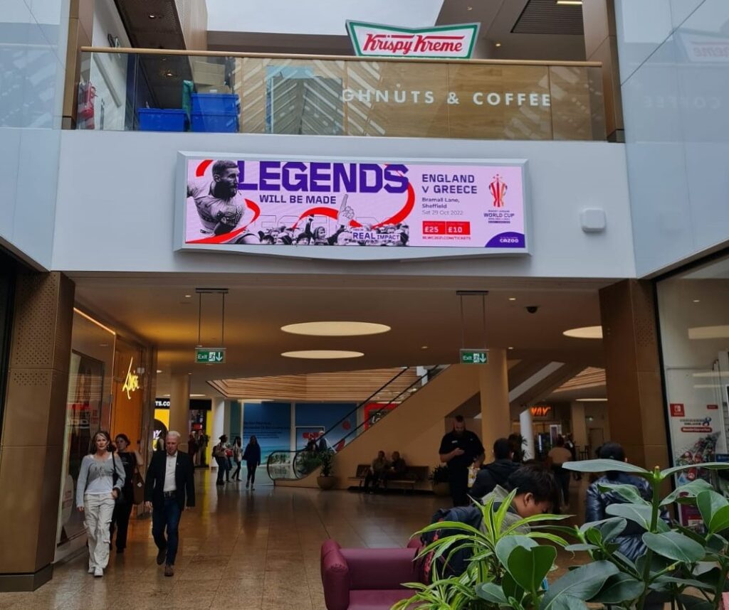 Retail and shopping centre advertising